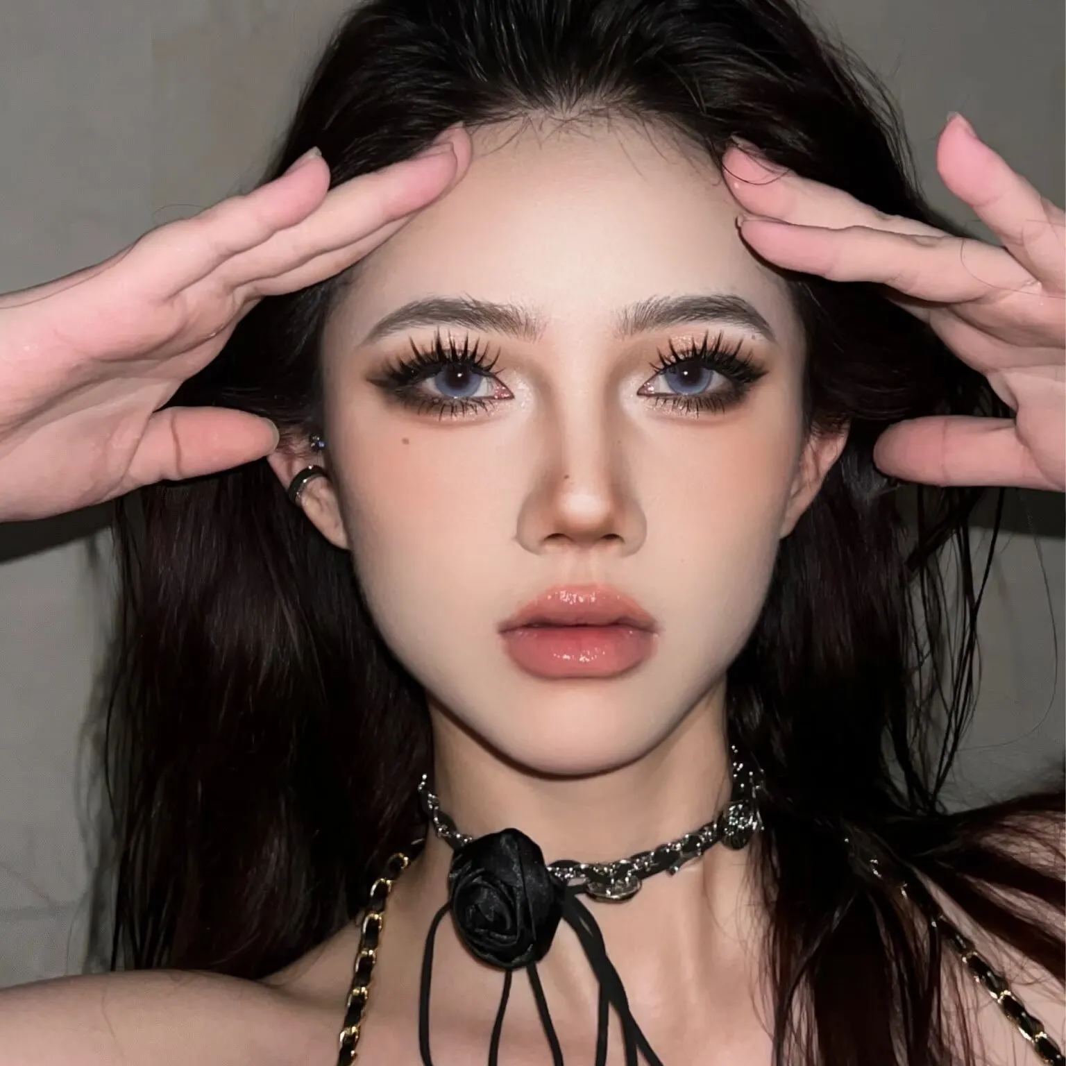 MimiPark | 国产月抛 | 非离子  | 精致感紫瞳 | 泪眼情绪录 |  幻灯片 | 14.2mm-allencon