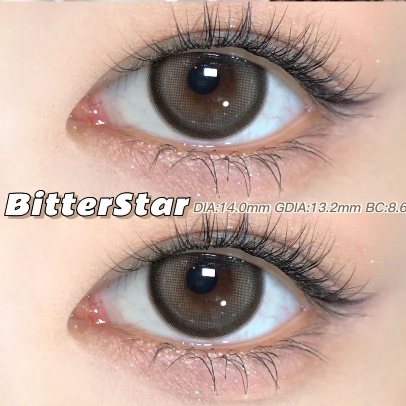 WaterMelens | 韩产半年抛 | 硅水凝胶 | 清透玻璃珠 | 比特星 | 14.0mm