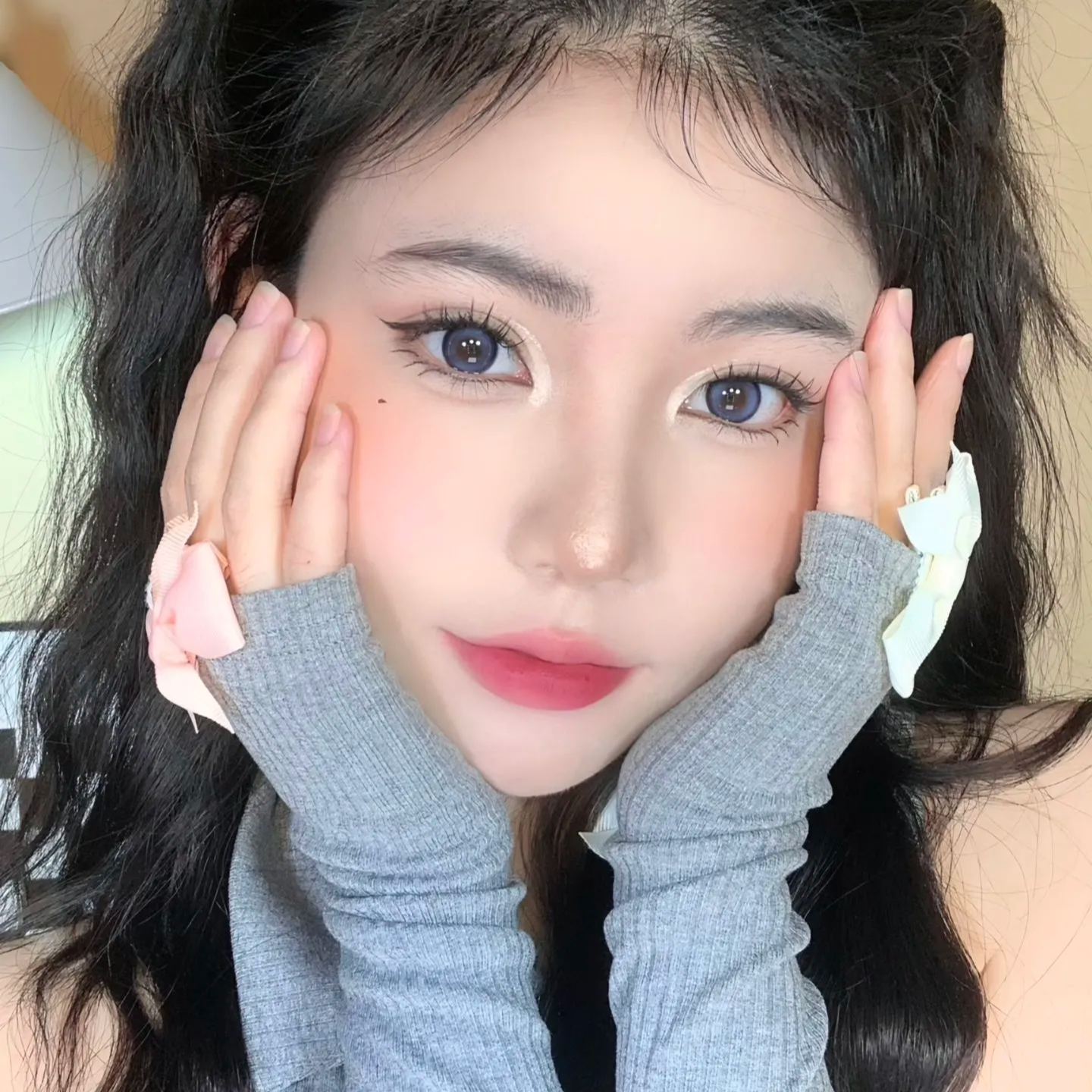 WaterMelens | 韩产半年抛 | 硅水凝胶 | 梦幻深邃星空蓝 | 波普星 | 14.0mm