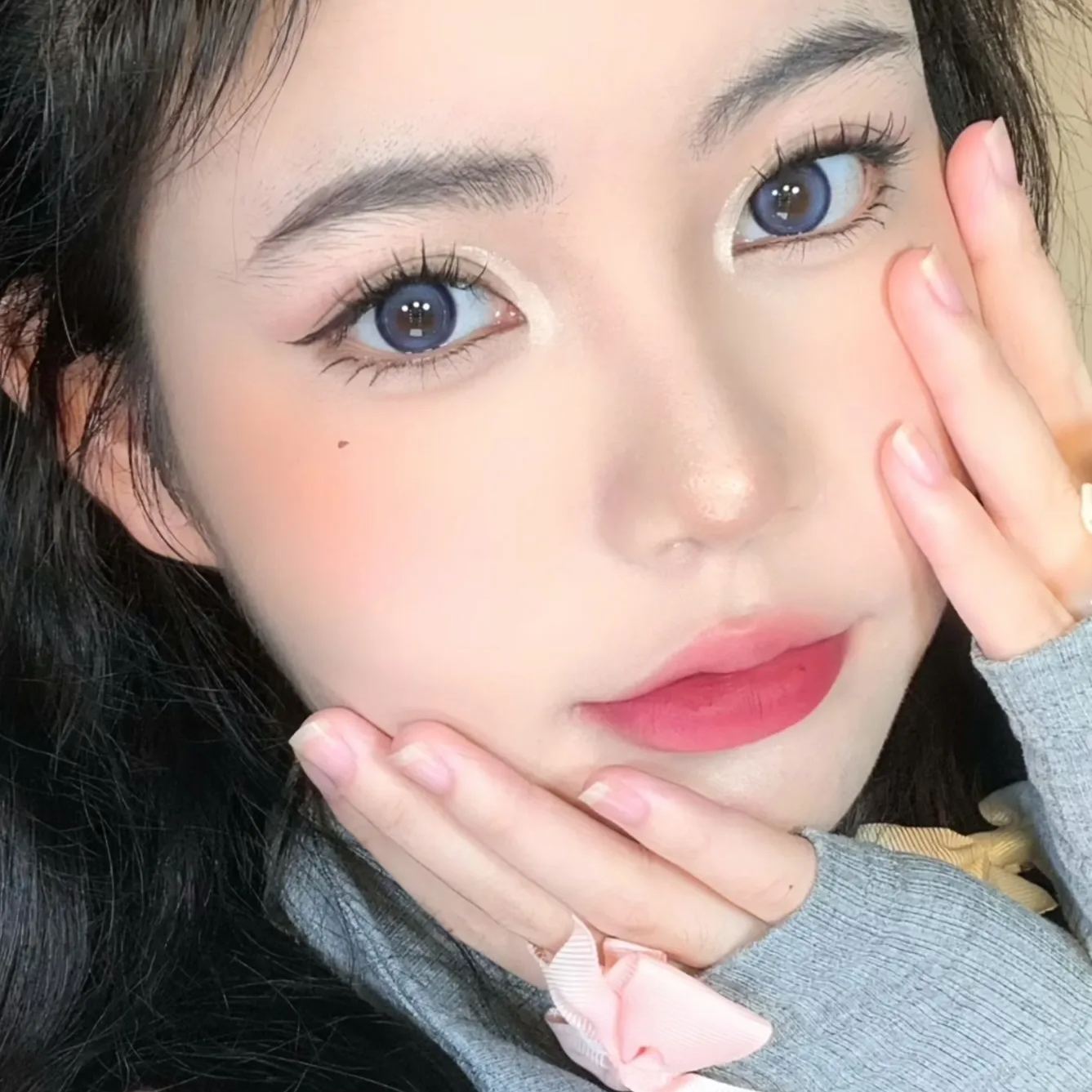 WaterMelens | 韩产半年抛 | 硅水凝胶 | 梦幻深邃星空蓝 | 波普星 | 14.0mm