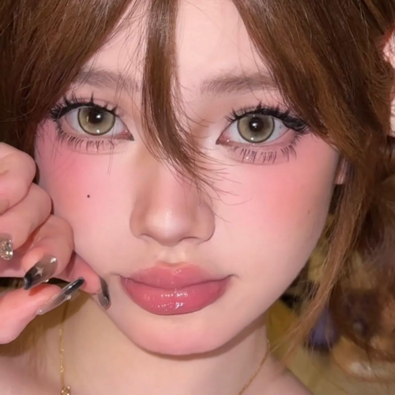 LoveiiKira | 国产日抛 | 非离子 | 清冷慵懒绿色系 | 天青色 | 青提果 | 玉橄榄 | 翡翠心 | 14.2mm | 10片装