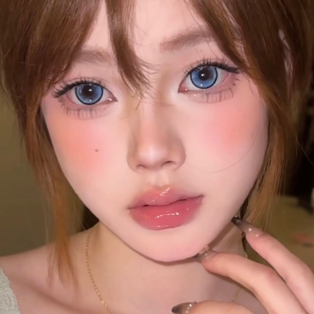 LoveiiKira | 国产日抛 | 非离子 | 冰川布偶蓝色系 | 天蓝色 | 蓝莓酱 | 空灵小狗 | 冒险岛 | 欧若拉 | 14.2mm | 10片装