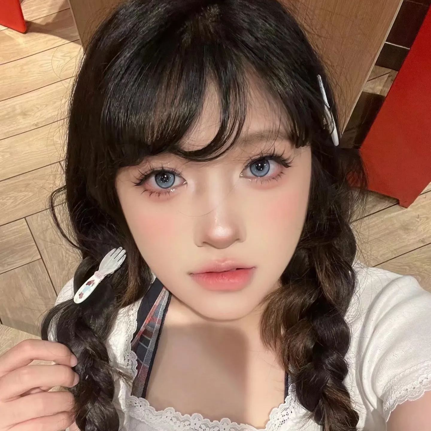 Sincecon | 国产半年抛 | 硅水凝胶 | 渐变微高光冰蓝色 | 薄荷冰岛 | 14.2mm