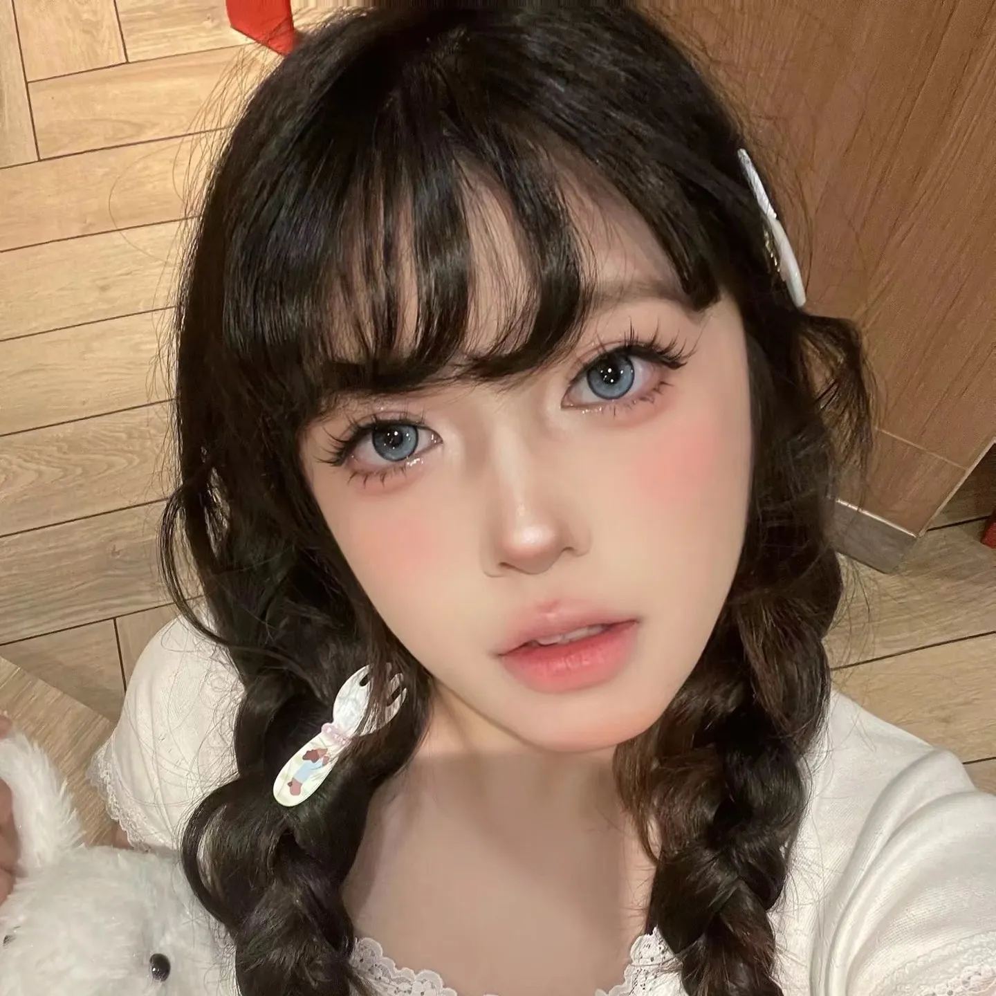 Sincecon | 国产半年抛 | 硅水凝胶 | 渐变微高光冰蓝色 | 薄荷冰岛 | 14.2mm