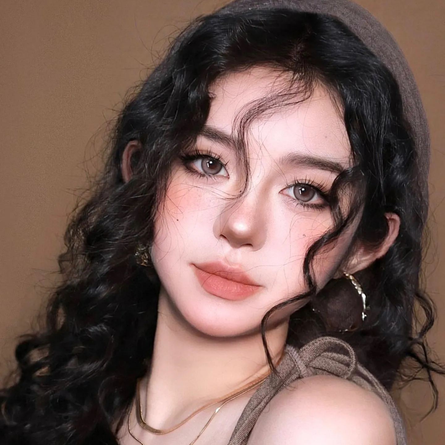 Sincecon | 国产半年抛 | 硅水凝胶 | 甜丧粉棕色 | 暗涌玫瑰 | 14.0mm