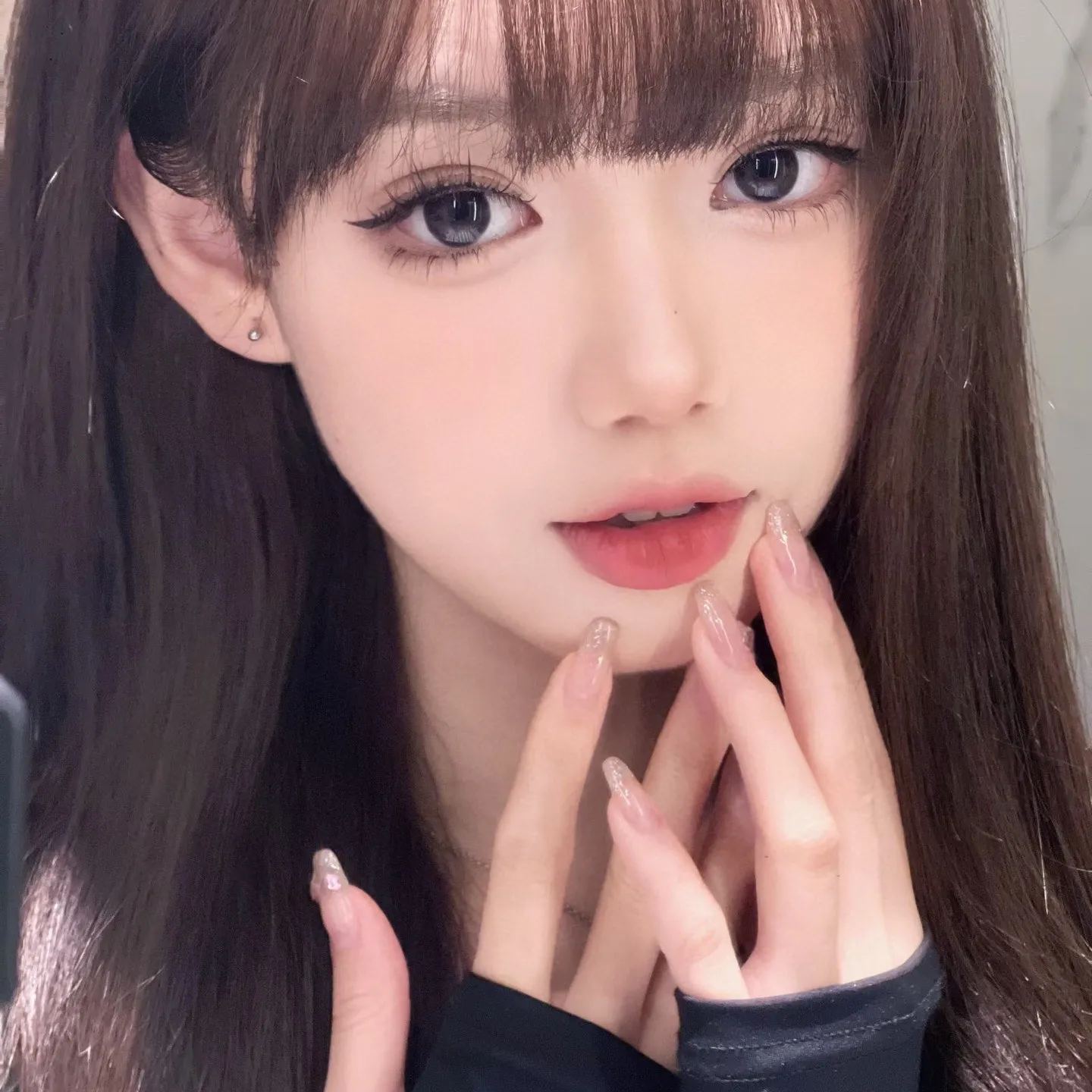 Sincecon | 国产半年抛 | 硅水凝胶 | 清透自然心机黑色 | 小黑仔 | 14.0mm