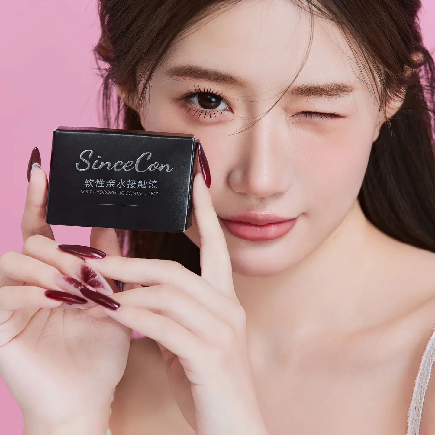 Sincecon | 国产月抛 | 硅水凝胶 | 大眼爱好者 | 超大水光巧 | 超大珍珠黑 | 14.5mm