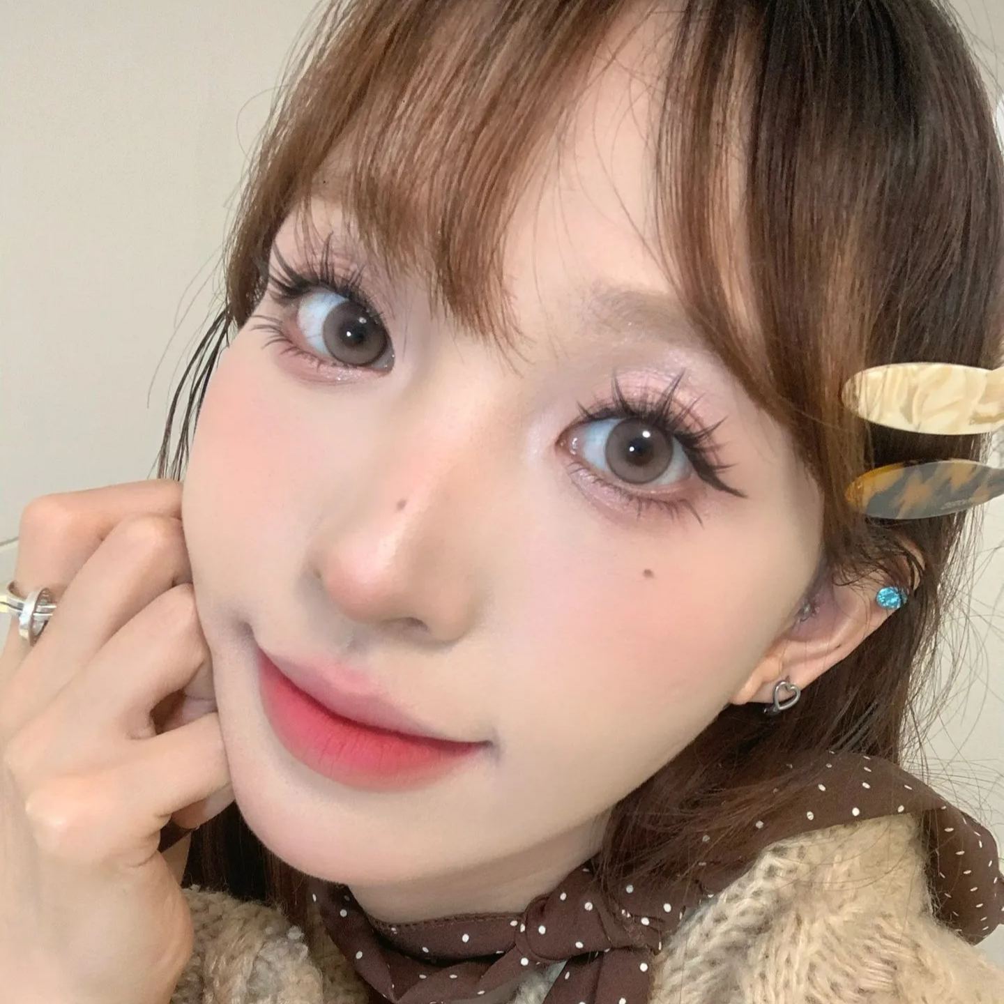 Susugirl | 国产月抛 | 非离子 | 冬季上新丨小泪袋灰 | 小泪袋棕 | 14.2mm丨2片装