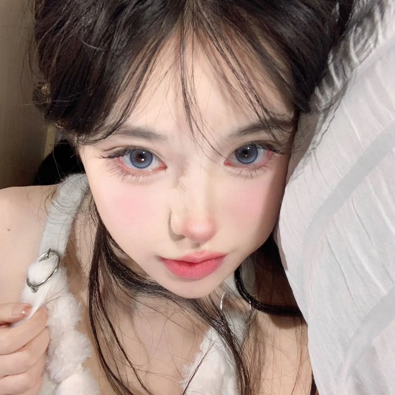 【英国现货】UtooCon | 月抛 | 非离子 | 镜面猫眼显白蓝瞳 | 钻石猫眼蓝 | 14.2mm丨2片装