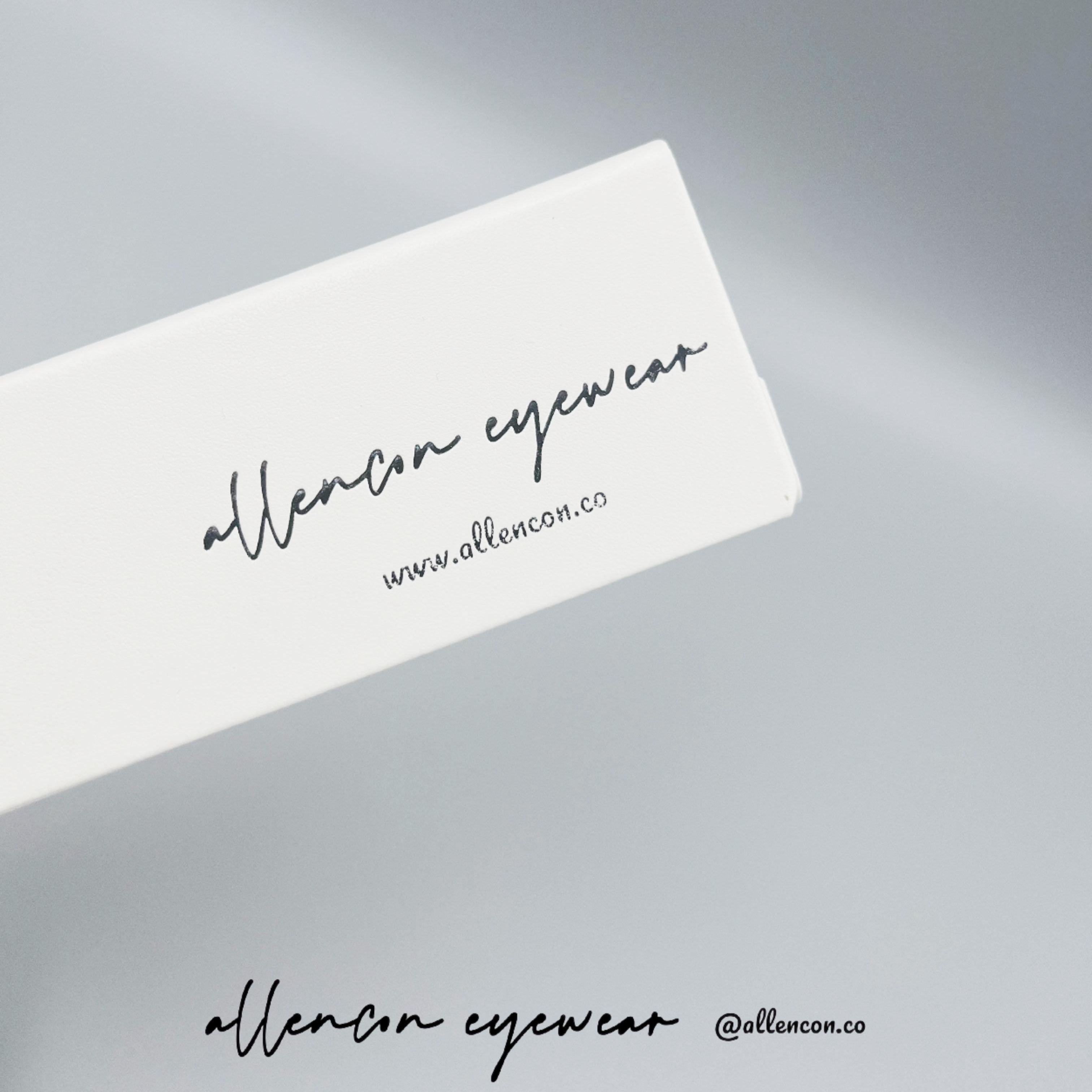 AllenCon Eyewear 升级款米色皮质眼镜包（含镜布）