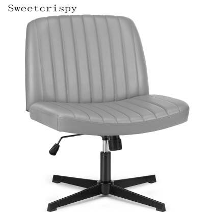 SWEETCRISPY Cross-Legged Chair,No Wheels Armless Swivel Home Office Chair--Best Sellers,Bedroom,Bedroom Chair,Home Office,Home Office Chair,Office,Office chair,Office Chair1