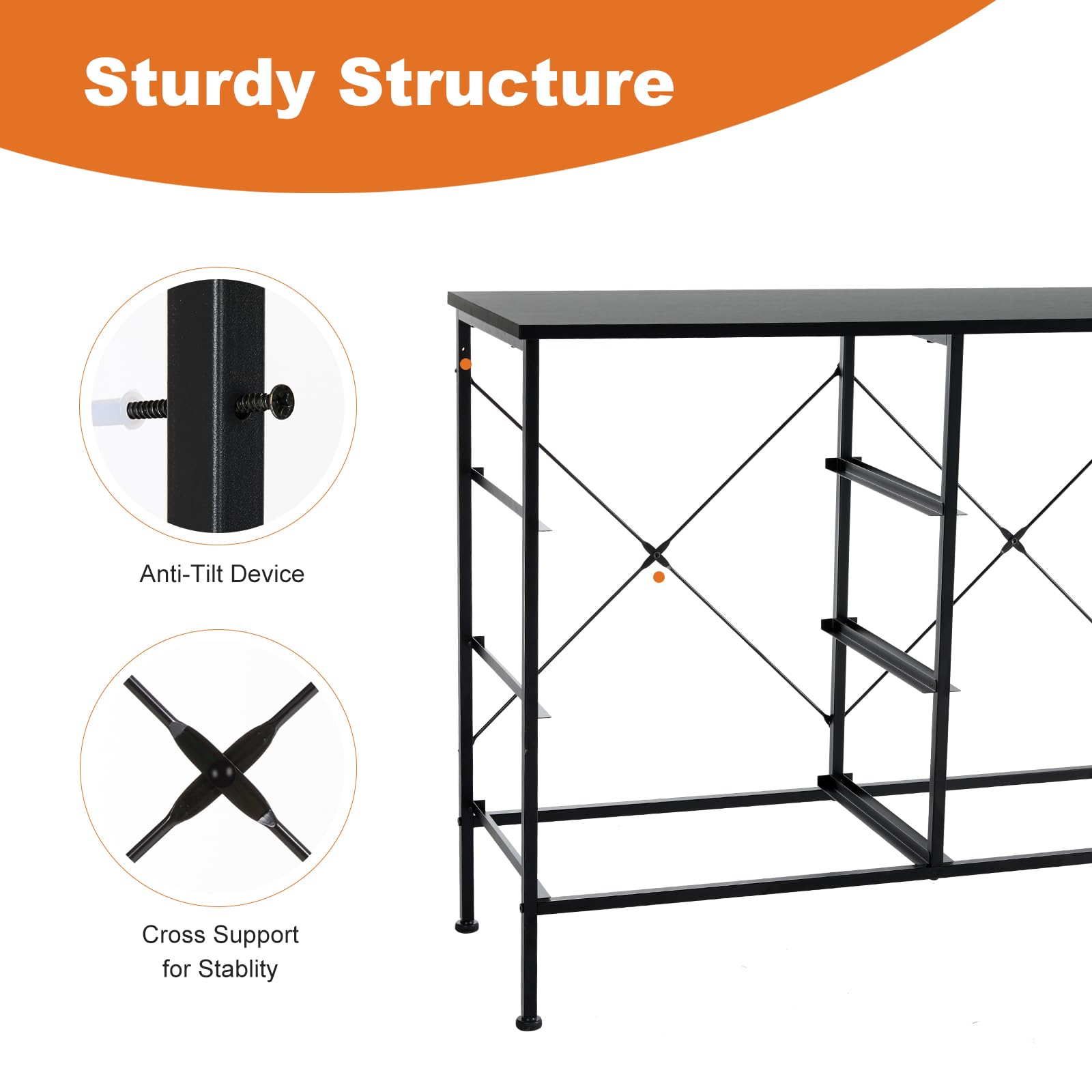 Dresser TV Stand, Console Table with 6 Wide Drawers, Entertainment Center for 55" TV Storage Fabric Dresser Drawer--Best Sellers,Bedroom,Bedroom Cabinet,Living Room,Living Room Cabinet
