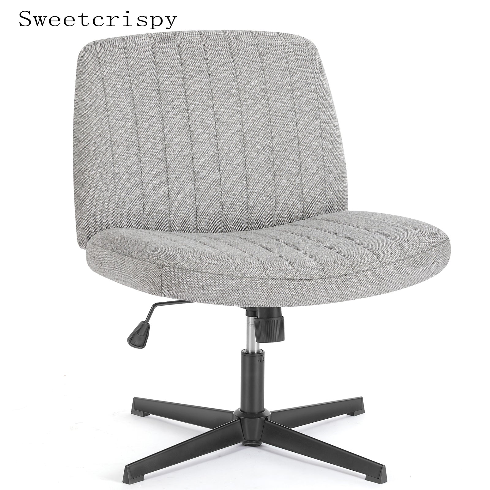 SWEETCRISPY Cross-Legged Chair,No Wheels Armless Swivel Home Office Chair--Best Sellers,Bedroom,Bedroom Chair,Home Office,Home Office Chair,Office,Office chair,Office Chair1