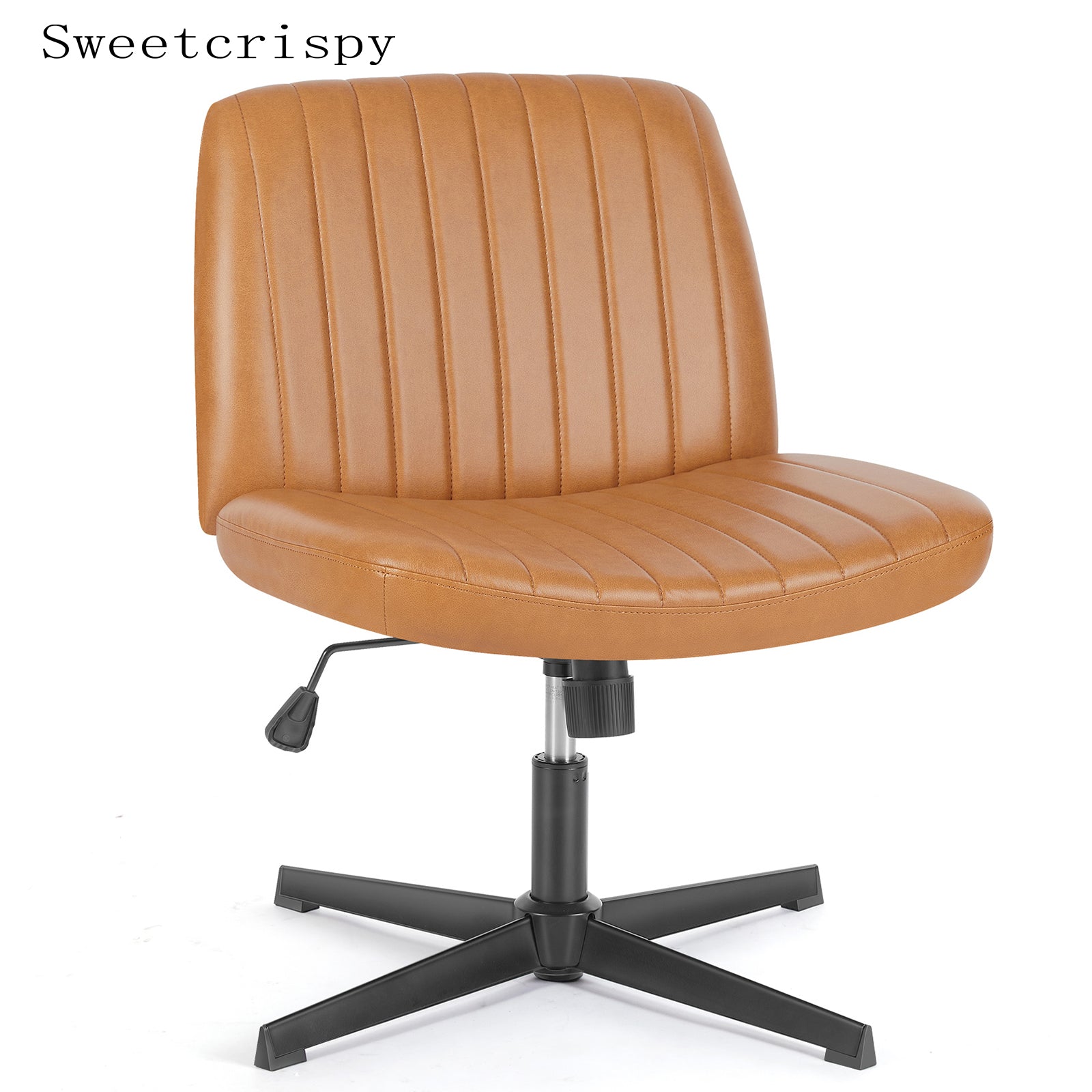 SWEETCRISPY Cross-Legged Chair,No Wheels Armless Swivel Home Office Chair--Best Sellers,Bedroom,Bedroom Chair,Home Office,Home Office Chair,Office,Office chair,Office Chair1