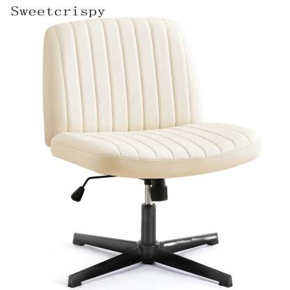 SWEETCRISPY Cross-Legged Chair,No Wheels Armless Swivel Home Office Chair--Best Sellers,Bedroom,Bedroom Chair,Home Office,Home Office Chair,Office,Office chair,Office Chair1
