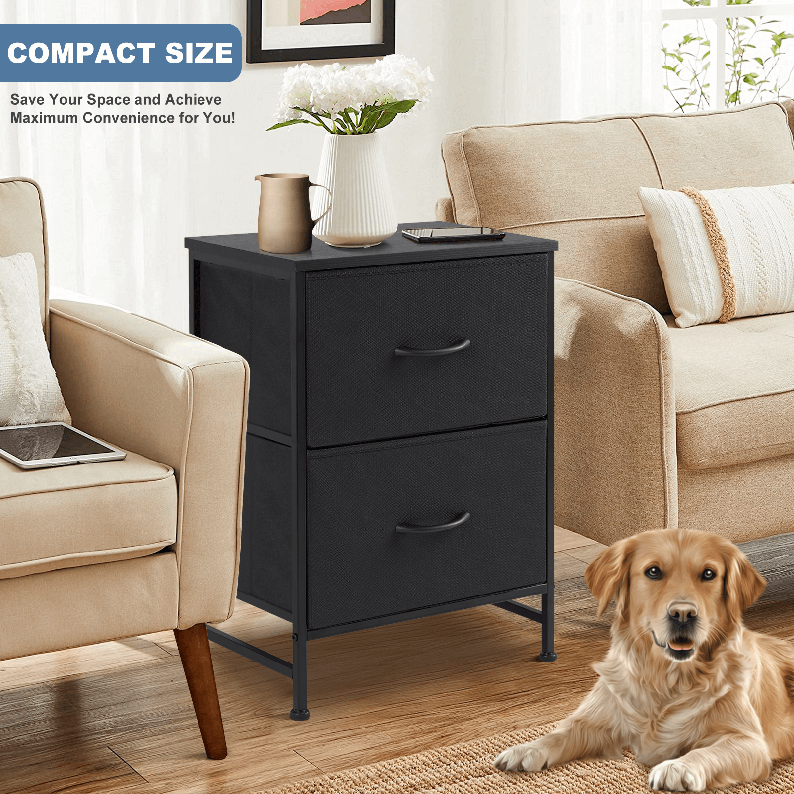 Drawers Dresser Chest of Drawers,Metal Frame and Wood Top--Bedroom,Bedroom Cabinet,Living Room,Living Room Cabinet