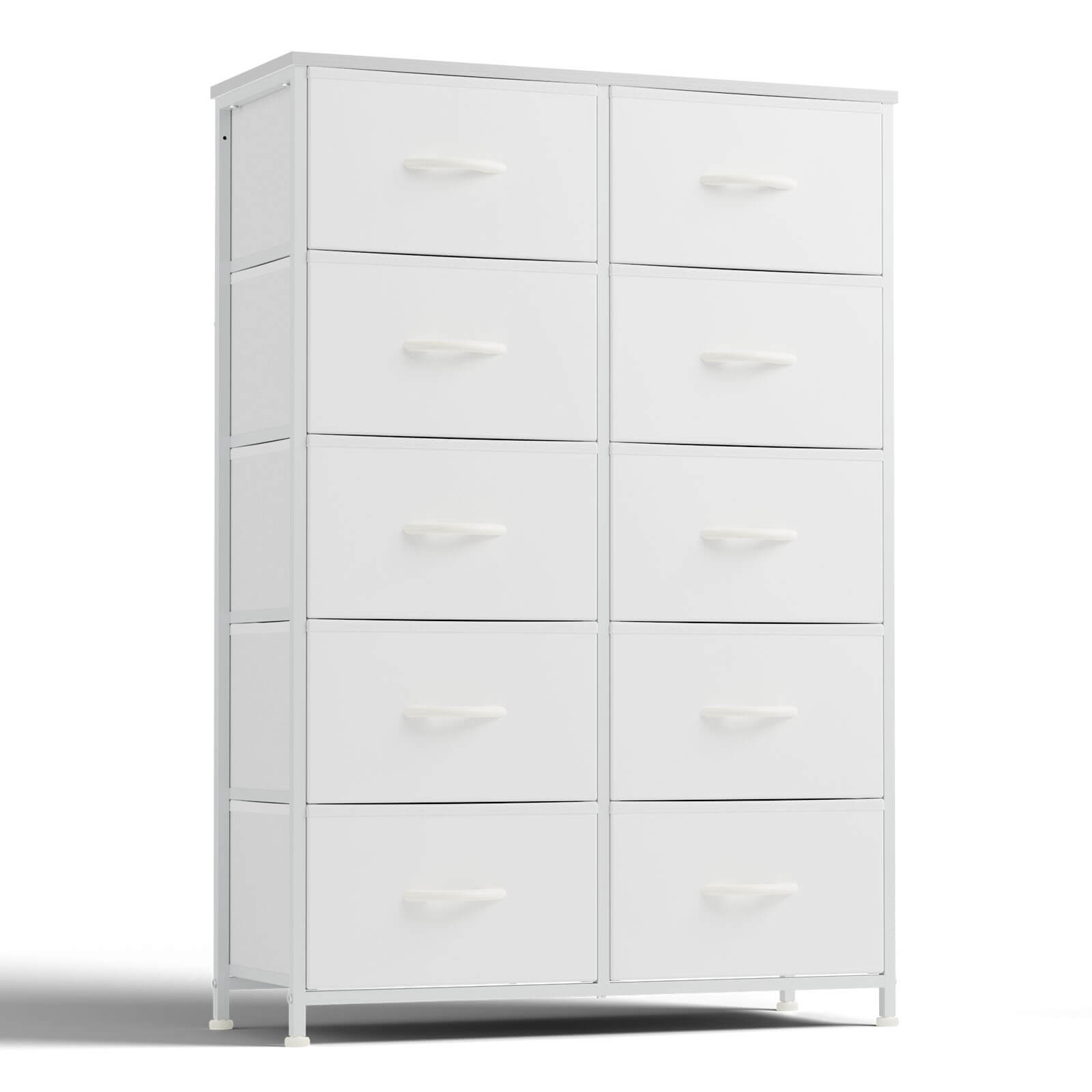 Dressers for Bedroom with 10 Drawers Storage Tower Tall Dresser Fabric Dressers--Bedroom,Bedroom Cabinet,Living Room,Living Room Cabinet,New Arrivals