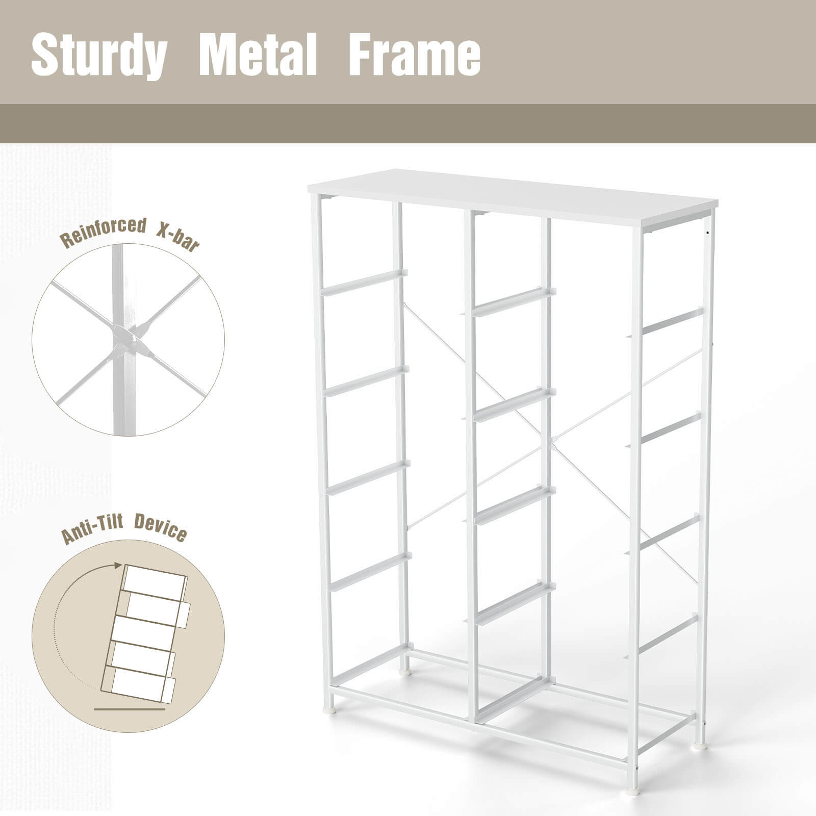 Dressers for Bedroom with 10 Drawers Storage Tower Tall Dresser Fabric Dressers--Bedroom,Bedroom Cabinet,Living Room,Living Room Cabinet,New Arrivals