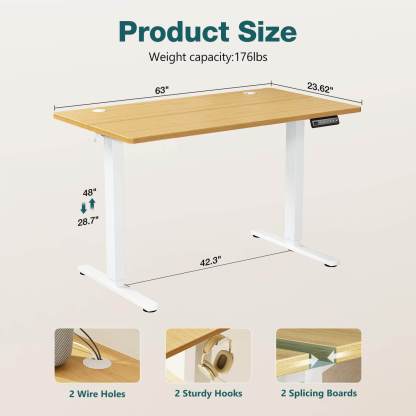 Electric Height Adjustable Standing Desk,Sit to Stand Ergonomic Computer Desk--Bedroom,Bedroom Desk,Electric Lift Desk,Home Office,Home Office Desk,Living Room,Living Room Desk,Office,Office Desk