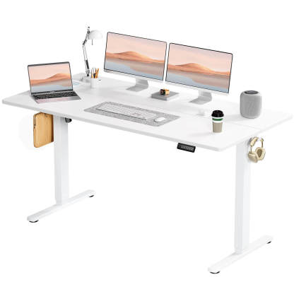 Electric Height Adjustable Standing Desk,Sit to Stand Ergonomic Computer Desk--Bedroom,Bedroom Desk,Electric Lift Desk,Home Office,Home Office Desk,Living Room,Living Room Desk,Office,Office Desk