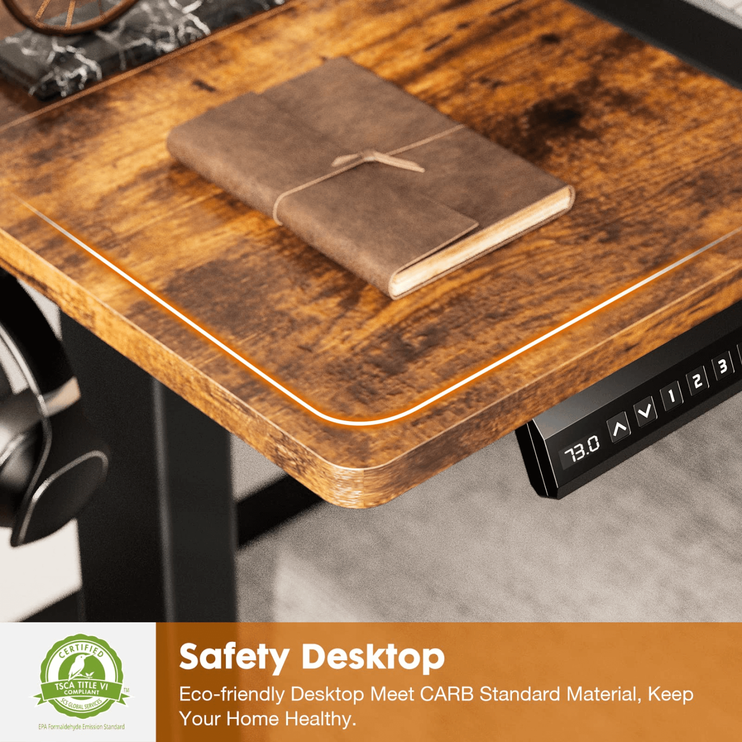 Sweetcrispy Electric Standing Desk With Drawer,Stand Up Desk Height Adjustable Rising Desk--Bedroom,Bedroom Desk,Electric Lift Desk,Home Office,Home Office Desk,Living Room,Living Room Desk,Office,Office Desk