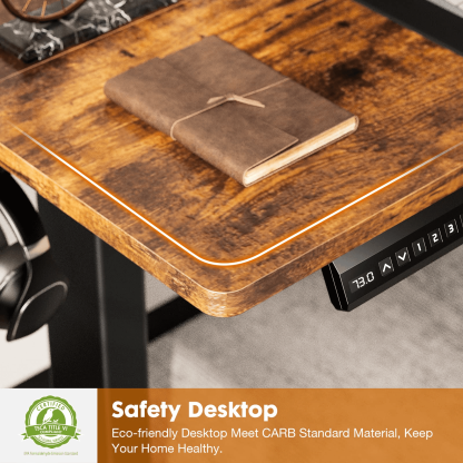 Sweetcrispy Electric Standing Desk With Drawer,Stand Up Desk Height Adjustable Rising Desk--Bedroom,Bedroom Desk,Electric Lift Desk,Home Office,Home Office Desk,Living Room,Living Room Desk,Office,Office Desk