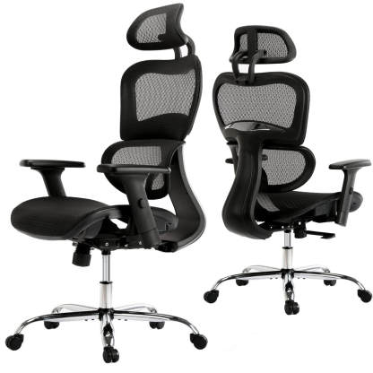 Large High Back Computer Chair with Dynamic Lumbar Support, Tilt and Lock Office Chair, 3D Adjustable Headrest and Armrests--Bedroom,Bedroom Chair,Home Office,Home Office Chair,Office,Office chair,Office Chair1