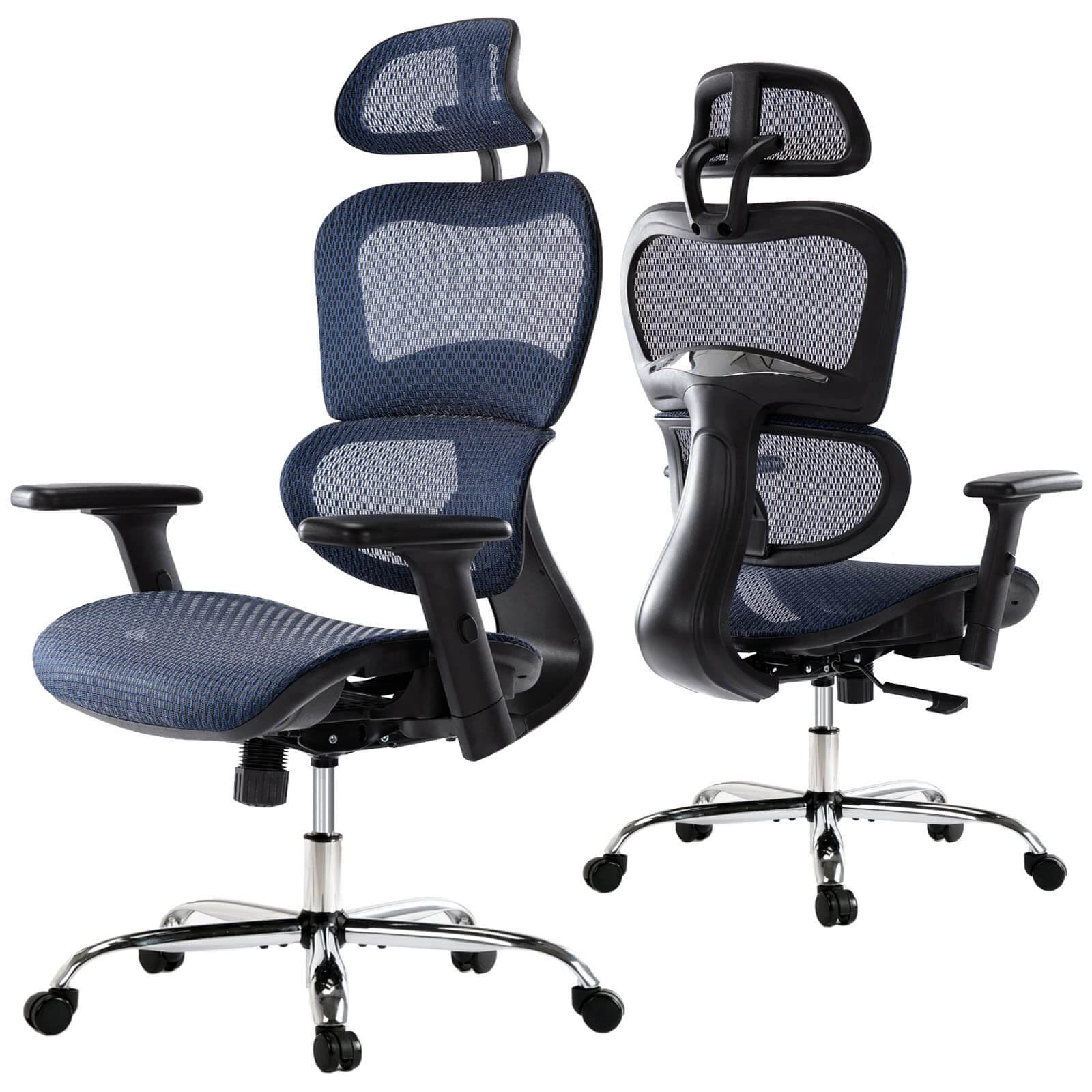Large High Back Computer Chair with Dynamic Lumbar Support, Tilt and Lock Office Chair, 3D Adjustable Headrest and Armrests--Bedroom,Bedroom Chair,Home Office,Home Office Chair,Office,Office chair,Office Chair1