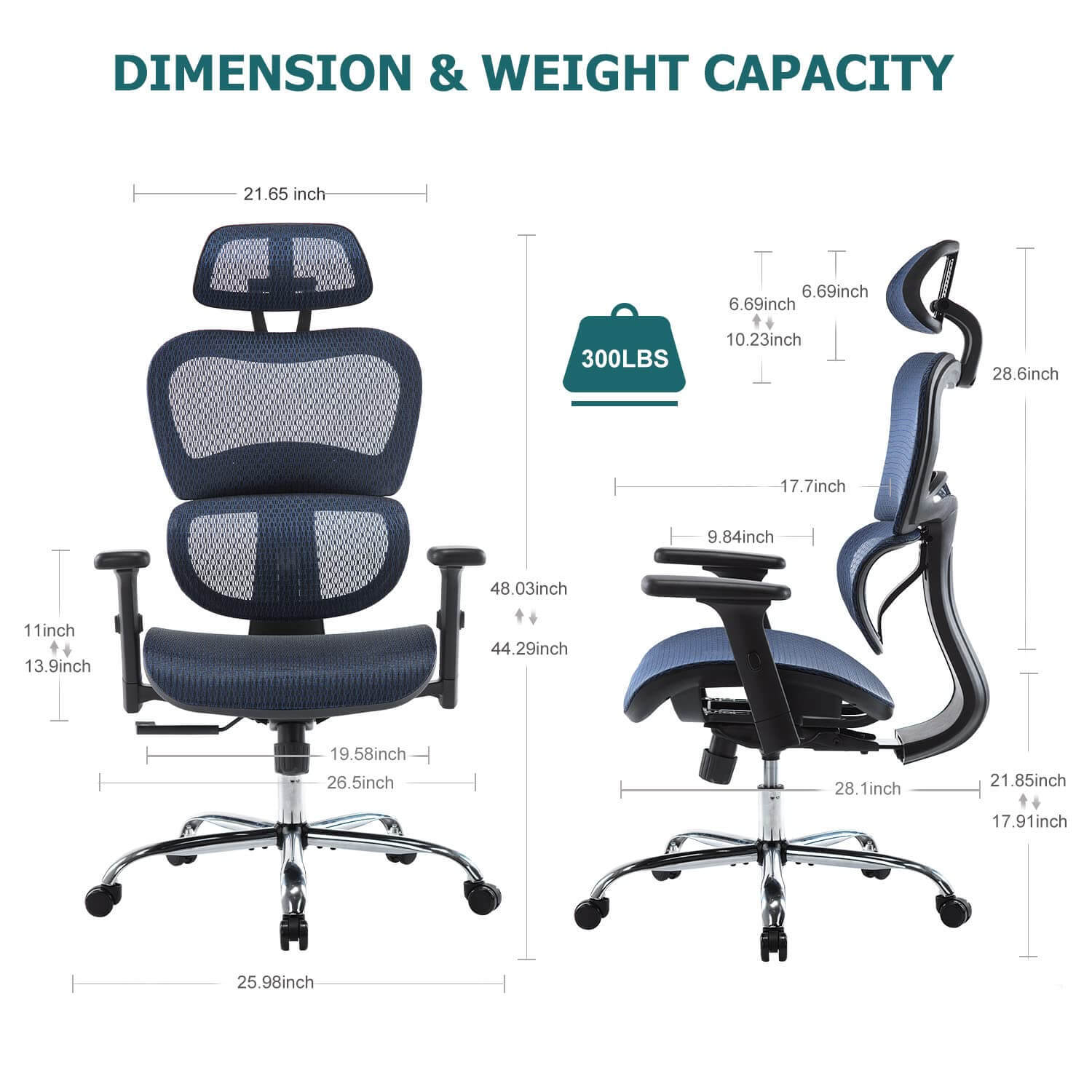Large High Back Computer Chair with Dynamic Lumbar Support, Tilt and Lock Office Chair, 3D Adjustable Headrest and Armrests--Bedroom,Bedroom Chair,Home Office,Home Office Chair,Office,Office chair,Office Chair1