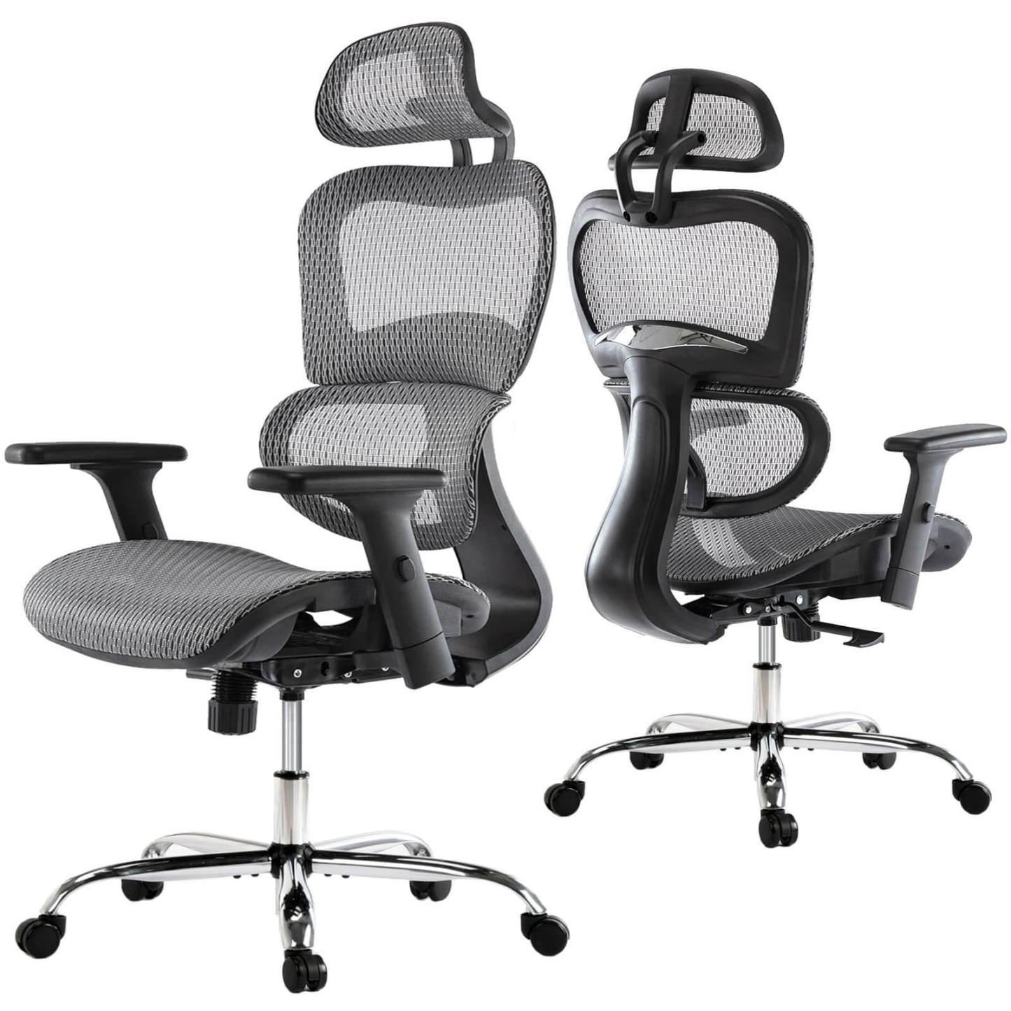 Large High Back Computer Chair with Dynamic Lumbar Support, Tilt and Lock Office Chair, 3D Adjustable Headrest and Armrests--Bedroom,Bedroom Chair,Home Office,Home Office Chair,Office,Office chair,Office Chair1