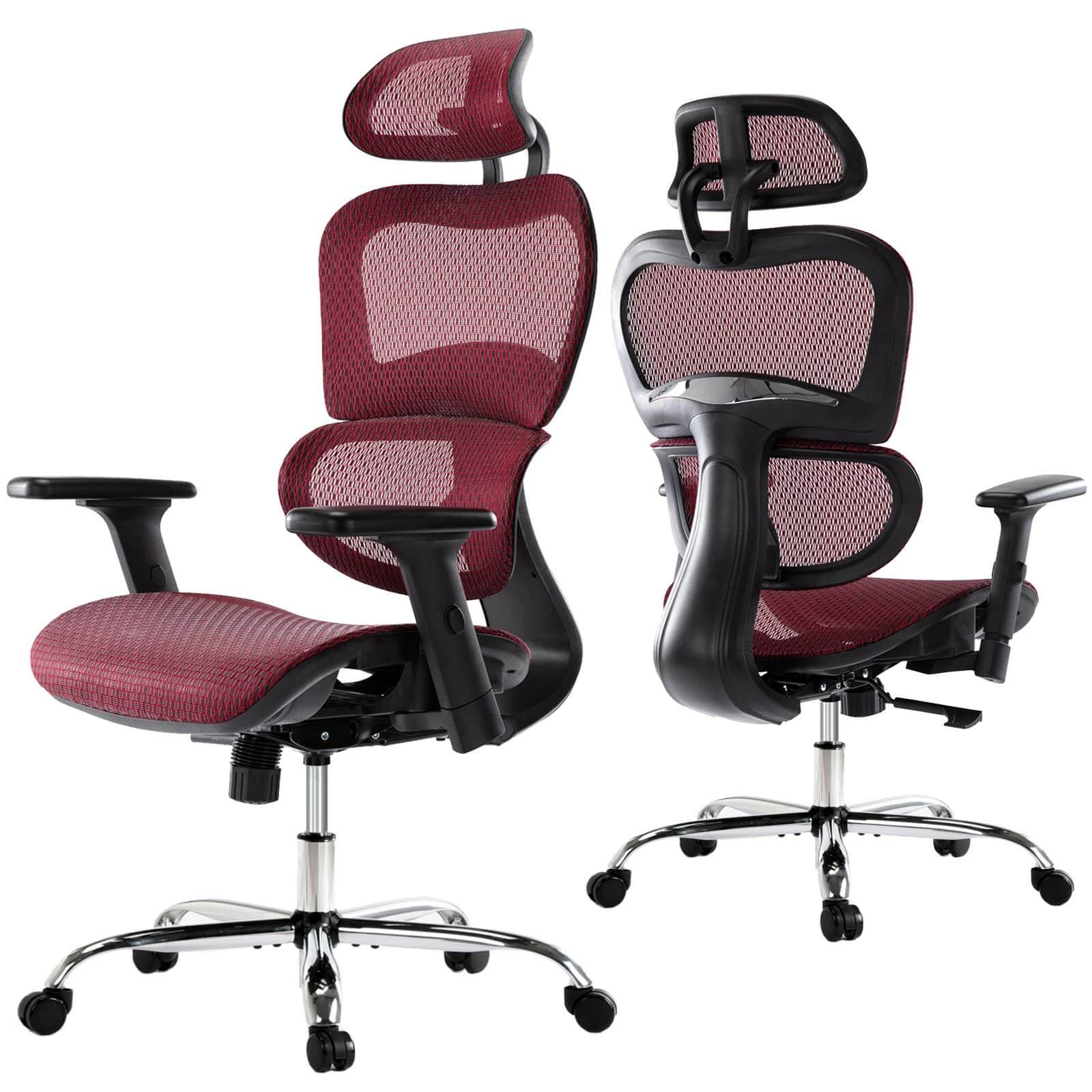 Large High Back Computer Chair with Dynamic Lumbar Support, Tilt and Lock Office Chair, 3D Adjustable Headrest and Armrests--Bedroom,Bedroom Chair,Home Office,Home Office Chair,Office,Office chair,Office Chair1