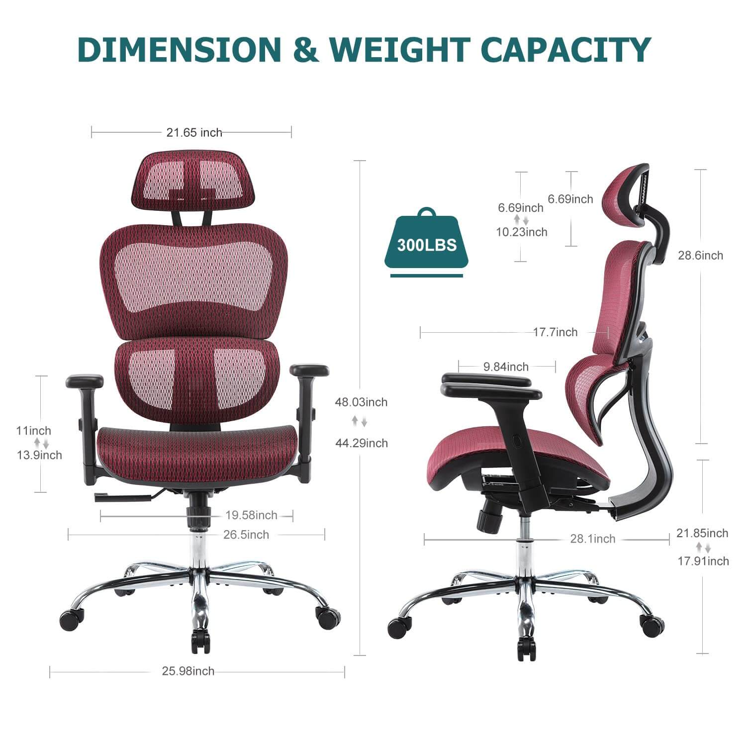 Large High Back Computer Chair with Dynamic Lumbar Support, Tilt and Lock Office Chair, 3D Adjustable Headrest and Armrests--Bedroom,Bedroom Chair,Home Office,Home Office Chair,Office,Office chair,Office Chair1