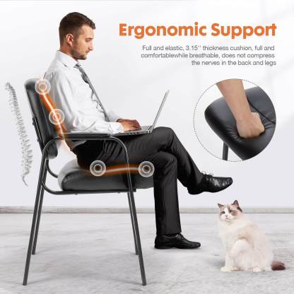 Leather Conference Room Chairs with Padded Arms,eception Chairs,Office Guest Chairs--Bedroom Chair,Home Office,Home Office Chair,kitchen & Dining,Office,Office Chair1