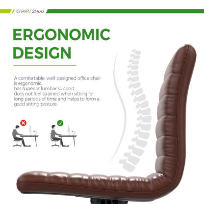 Leather Swivel Armless Mid Back Ribbed Office Chair for Adult Child, Height adjustable Vanity Chair--Home Office,Home Office Chair,kitchen & Dining,Living Room,Living Room Chair,Office,Office chair,Office Chair1