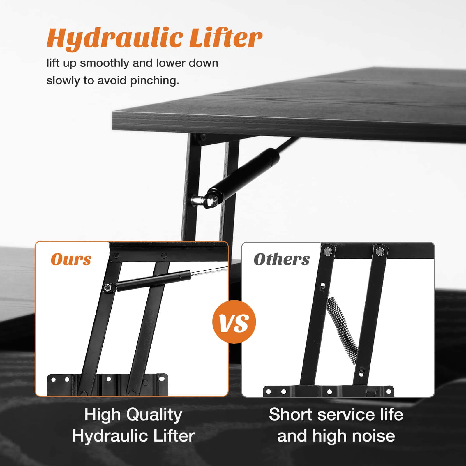 Lift Tabletop Coffee Tables for Living Room with Storage Shelf and Hidden Compartment--Best Sellers,Living Room,Living Room Cabinet