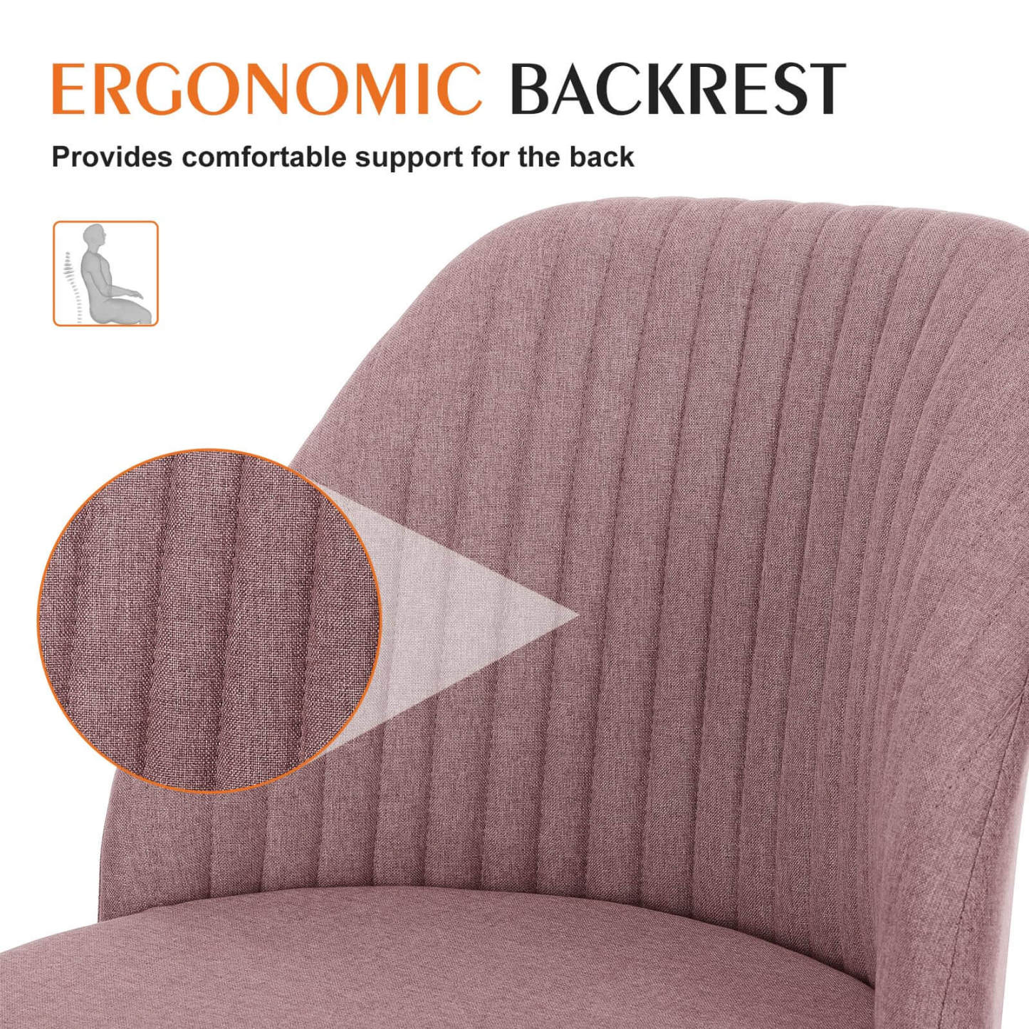 Modern Fabric Armless Adjustable Swivel Office Desk Chairs with Wheels--Bedroom,Bedroom Chair,Home Office,Home Office Chair,Living Room,Living Room Chair,Office,Office chair,Office Chair1