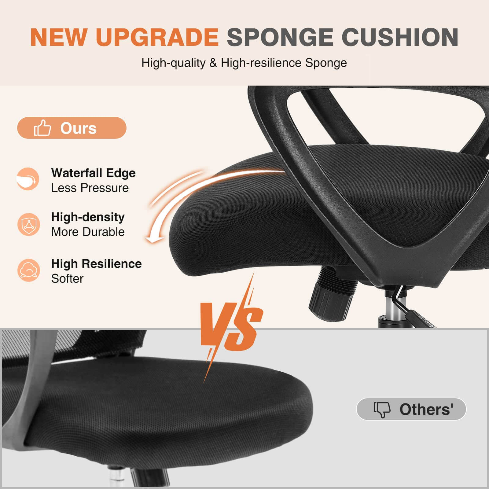Mid-Back Task Chair with Lumbar Support,Ergonomic Home Office Desk Chairs--Bedroom,Bedroom Chair,Home Office,Home Office Chair,Office,Office chair,Office Chair1