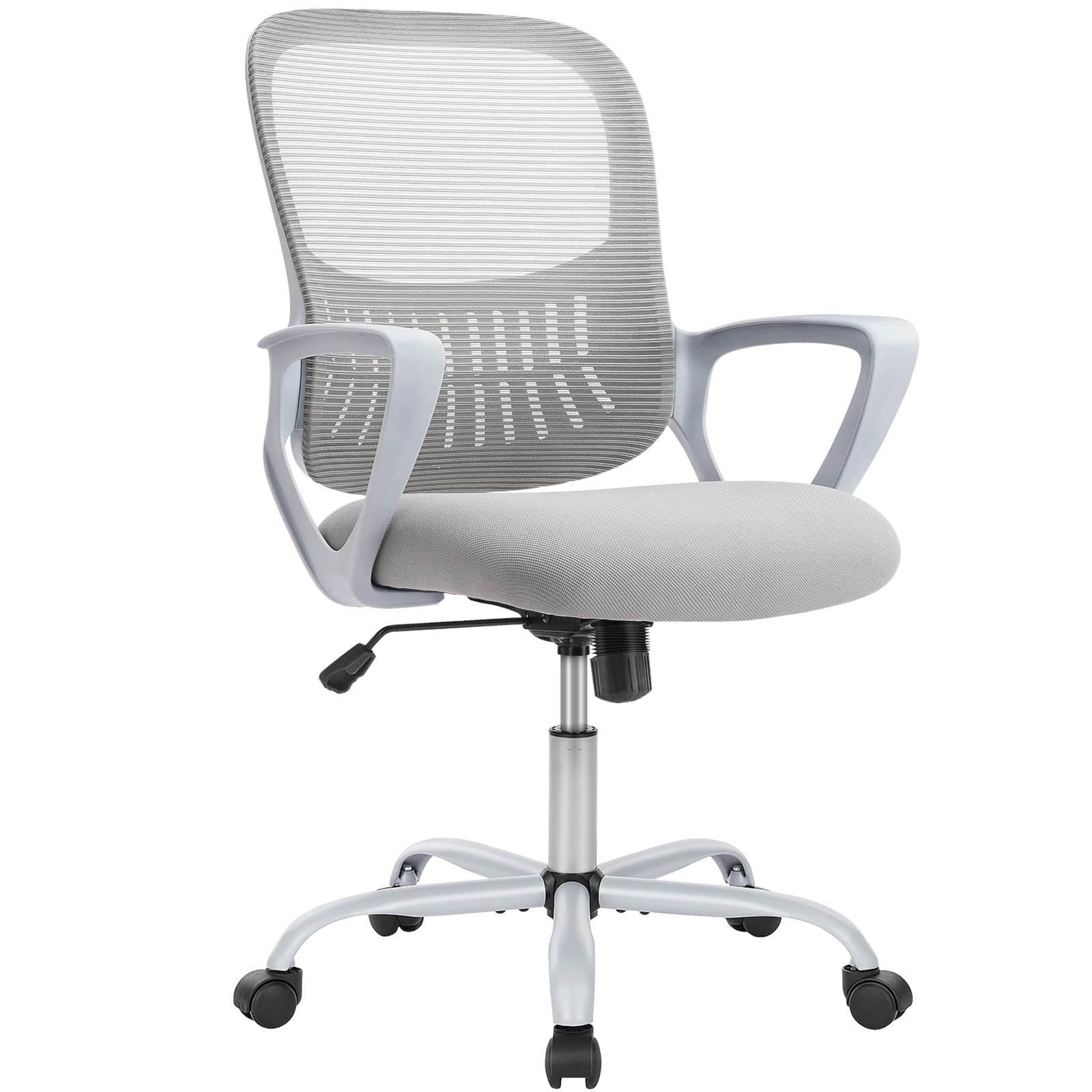 Mid-Back Task Chair with Lumbar Support,Ergonomic Home Office Desk Chairs--Bedroom,Bedroom Chair,Home Office,Home Office Chair,Office,Office chair,Office Chair1