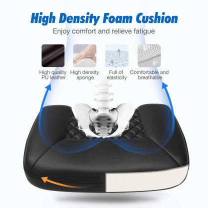 PU Leather Executive Ergonomic Mid Back Computer Chair with Flip-up Armrests--Bedroom,Bedroom Chair,Home Office,Home Office Chair,Office,Office chair,Office Chair1