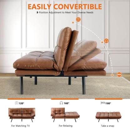 Sleeper Convertible Sofa Bed,Memory Foam Couch,Convertible Loveseat for Living Room--Bedroom,Bedroom Chair,Living Room,Living Room Chair