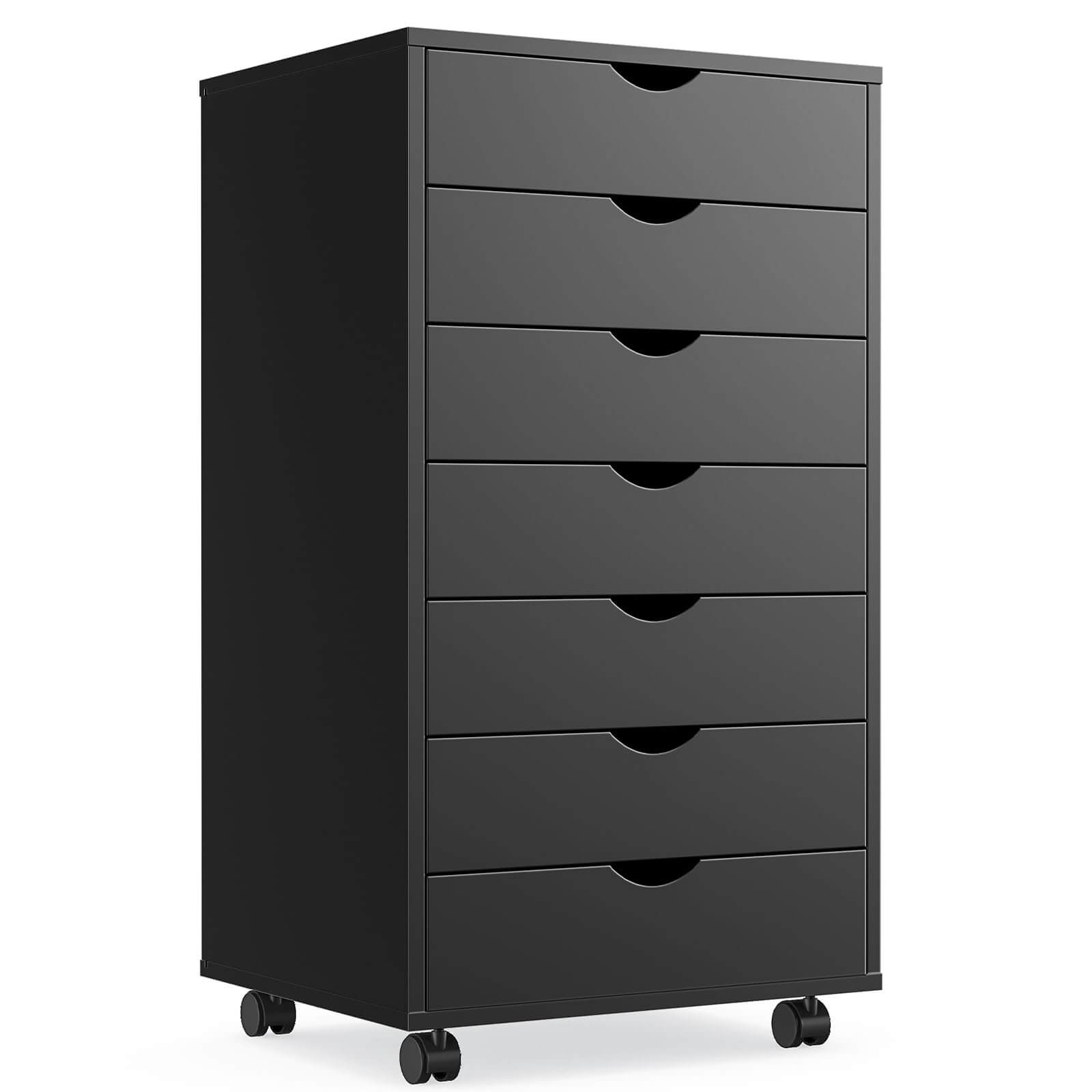 Storage Cabinet Dressers with Wheels Mobile Organizer Drawers for Office, Bedroom, Home--Bedroom,Bedroom Cabinet,Home Office,Home Office Cabinet,Office,Office Cabinet