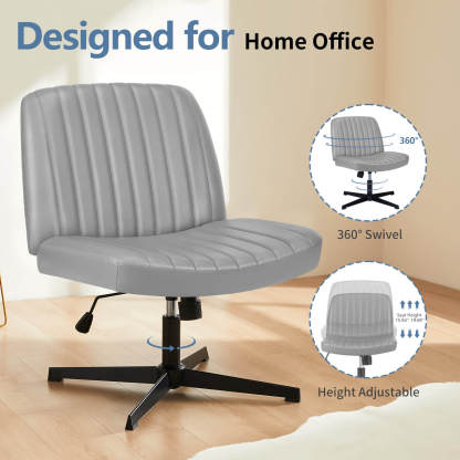 SWEETCRISPY Cross-Legged Chair,No Wheels Armless Swivel Home Office Chair--Best Sellers,Bedroom,Bedroom Chair,Home Office,Home Office Chair,Office,Office chair,Office Chair1