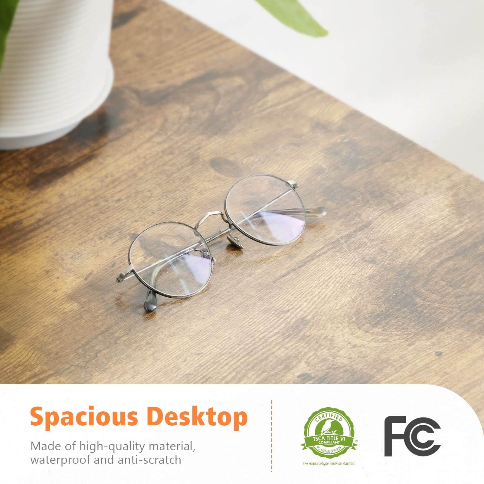 Wood Office Desk with Storage Removable Middle Shelf for Dorm, Student, Gaming--Bedroom,Bedroom Desk,Home Office,Home Office Desk,Office chair