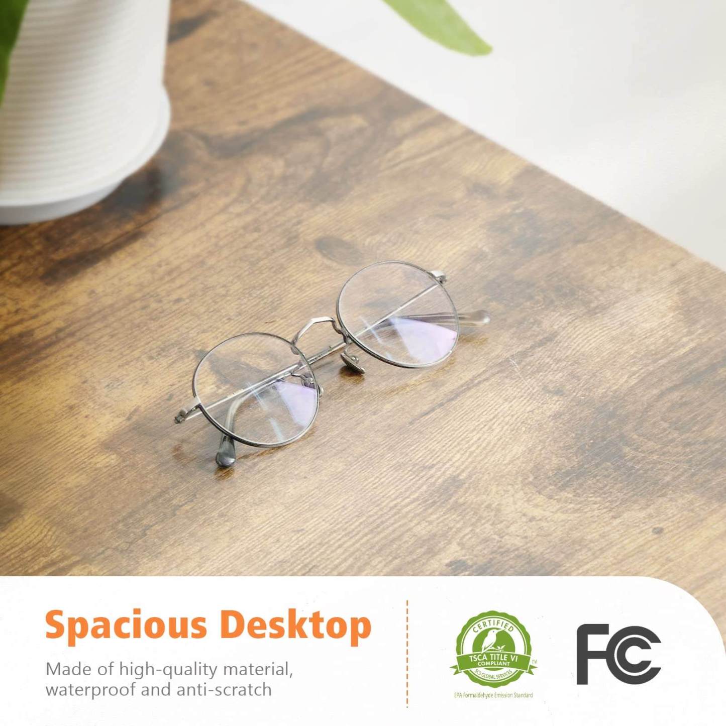 Wood Office Desk with Storage Removable Middle Shelf for Dorm, Student, Gaming--Bedroom,Bedroom Desk,Home Office,Home Office Desk,Office chair