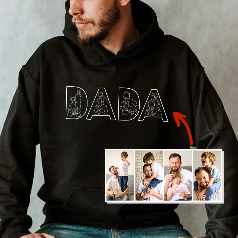 Best Dad Ever -Embroidered Sweatshirt For Father's Day - Gifts for Dad, Papa, Daddy and Grandpa