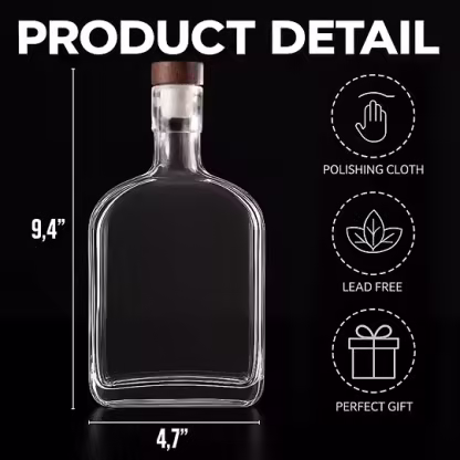 🥃 Custom Engraved Whiskey Bottle with Photo – Meaningful Father’s Day Gift for Dad, Grandpa