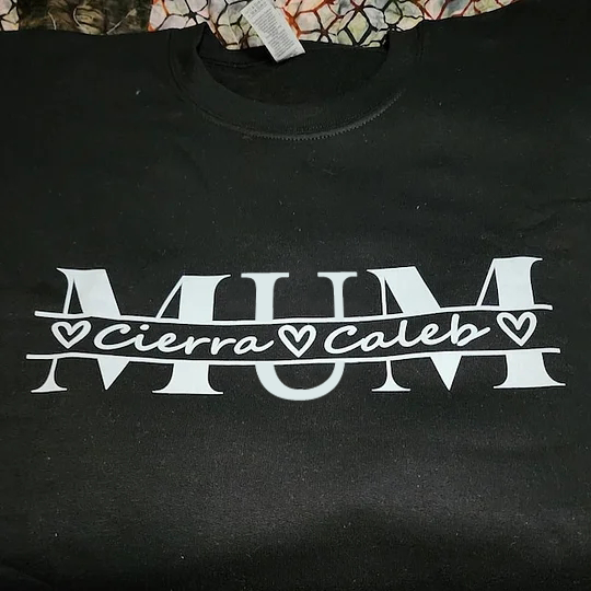 Custom Mama Sweatshirt with Kid Name, Personalized Mom Sweater Minimalist Mommy Custom Gift for Mother, Mom Gift for Her T-Shirt-Creatgifts