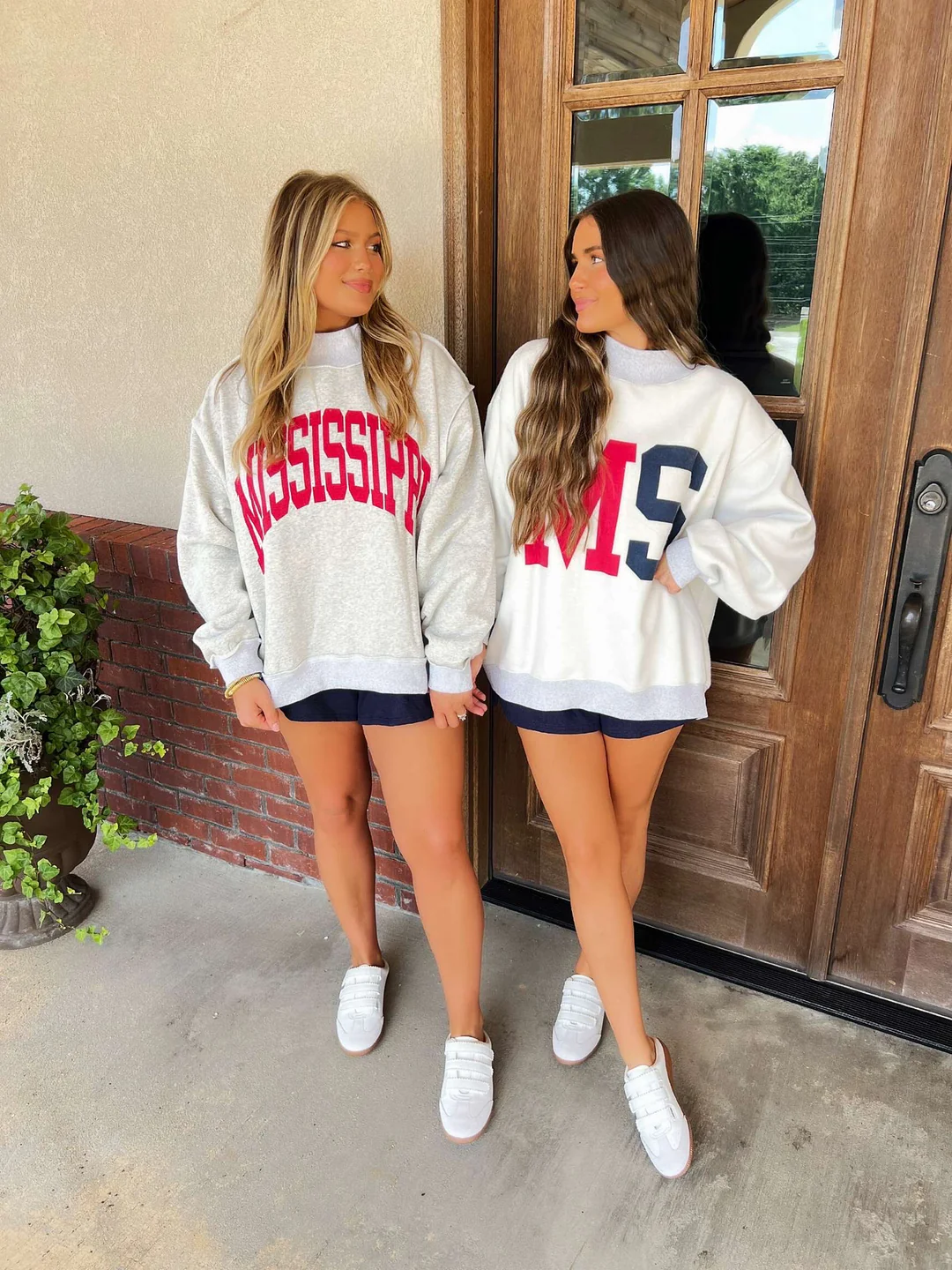 MS/Mississippi Game Day Mock Neck Reversible Sweatshirt