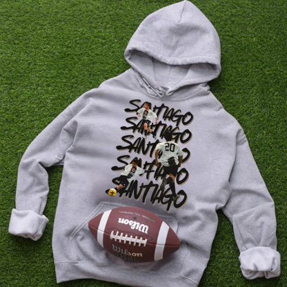 Custom Sports Action Photo Sweatshirt – Your Name, Your Game