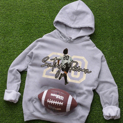Custom Sports Jersey Photo Sweatshirt – Player Name & Number Design